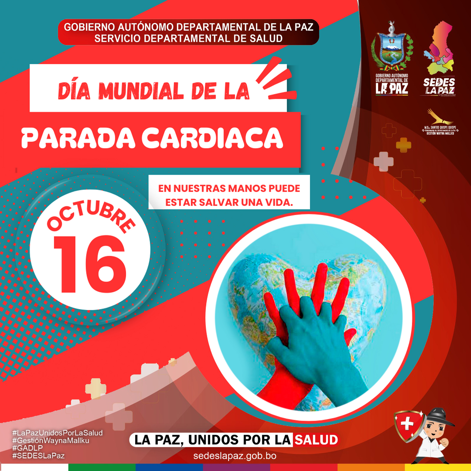 D A Mundial De La Parada Cardiaca Sedes La Paz