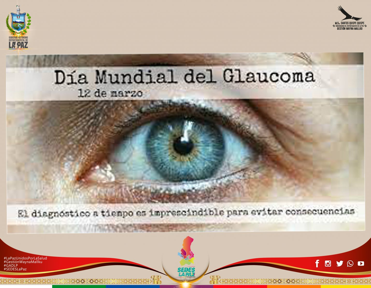 CampaÑa Por El DÍa Mundial Del Glaucoma En El Instituto Nacional De