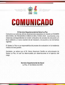 COMUNICADO